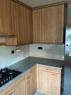 Keuken te koop, Huis en Inrichting, Ophalen, Gebruikt, Bruin, Hoekkeuken