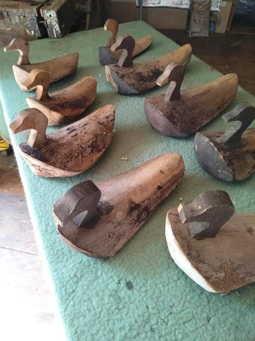 Antiek houten Decoy Ducks, Antiek en Kunst, Curiosa en Brocante, Ophalen