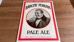 Reclamebord PALE-ALE Barclay Perkins, Ophalen of Verzenden, Zo goed als nieuw, Reclamebord