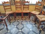 4 Eikenhouten stoelen, Huis en Inrichting, Stoelen, Ophalen