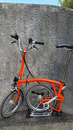 Brompton oranje H6R dynamo LED-naaflamp met 6 versnellingen, Fietsen en Brommers, Ophalen, Brompton, 14 tot 16 inch, Versnellingen