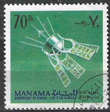 Manama 1968 - Stampworld 90 - Ruimtevaart - 70 Dh. (ST) beschikbaar voor biedingen