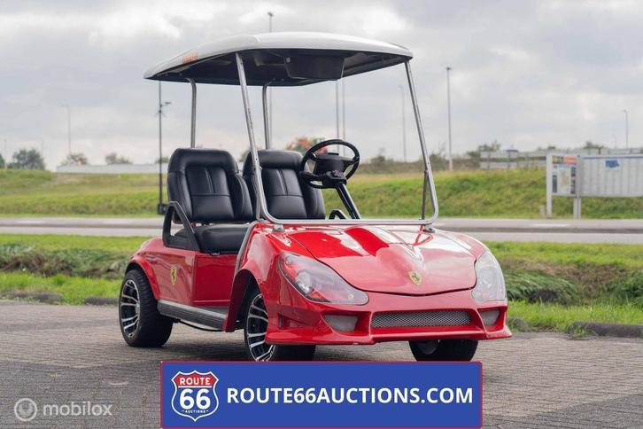 Ferrari Golf Cart | Route 66 Auctions, Auto's, Ferrari, Bedrijf, Te koop, Overige modellen, Benzine, Overige carrosserie, Handgeschakeld