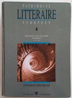 Patrimoine littéraire européen Tome 8, Autres niveaux, Enlèvement, Utilisé, Autres matières