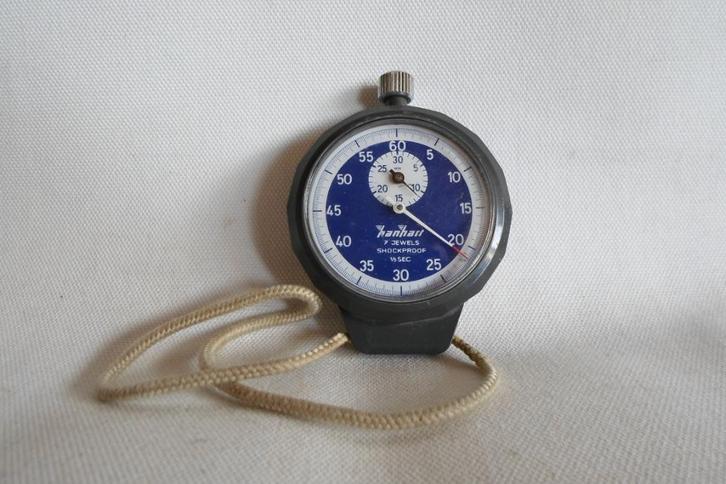 Hanhart Stopwatch, Sport en Fitness, Loopsport en Atletiek, Zo goed als nieuw, Overige typen, Ophalen
