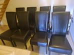 8 Zware bruine  koloniale stoelen. Prima staat, Vijf, Zes of meer stoelen, Koloniaal, Kunststof, Gebruikt