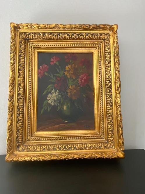 19e eeuws antiek olieverf schilderij in groots barok kader, Antiek en Kunst, Kunst | Schilderijen | Klassiek, Ophalen