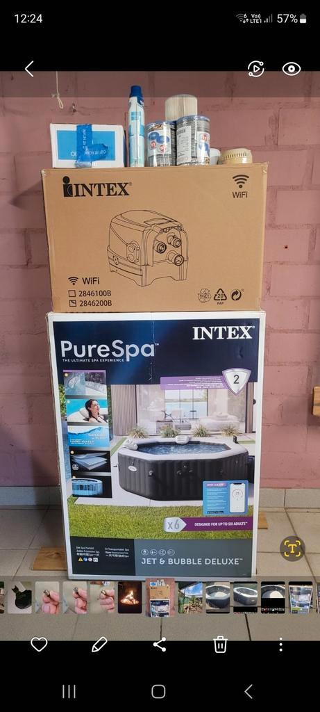 Jacuzzi 6 personen, Tuin en Terras, Bubbelbaden en Hottubs, Zo goed als nieuw, Ophalen