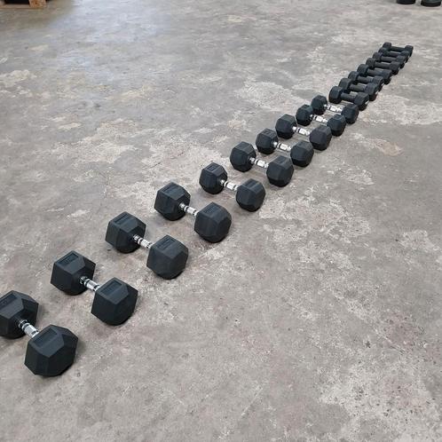 Rogue en sidea hexa dumbells set 4 kilo tot 22.5 kilo, Sport en Fitness, Fitnessmaterialen, Zo goed als nieuw, Ophalen