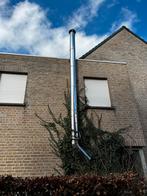 Dubbelwandige inox schoorsteen, Huis en Inrichting, Kachels, Ophalen, Zo goed als nieuw, Houtkachel