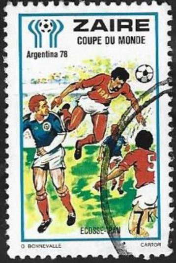 1 Zegel (Zaïre)1978 WK Voetbal – Argentinië beschikbaar voor biedingen