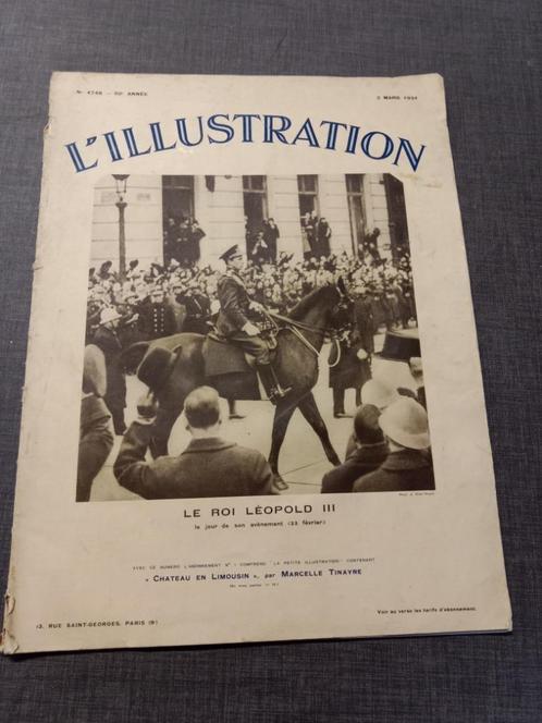 L’Illustration 3 mars 1934, Collections, Revues, Journaux & Coupures, Journal ou Magazine, 1920 à 1940, Enlèvement ou Envoi