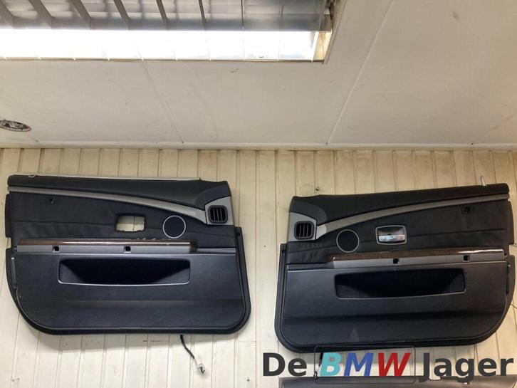 Deurpaneel leder zwart BMW 7-serie E65 51417038495, Autos : Pièces & Accessoires, Habitacle & Garnissage, BMW, Utilisé, Enlèvement ou Envoi