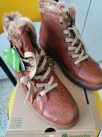 Bottes en cuir pour femmes avec fermeture éclair latérale, t, Enlèvement