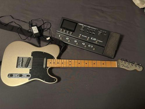Fender Telecaster 75th Diamond Anniversary + Boss GX100, Muziek en Instrumenten, Snaarinstrumenten | Gitaren | Elektrisch, Zo goed als nieuw