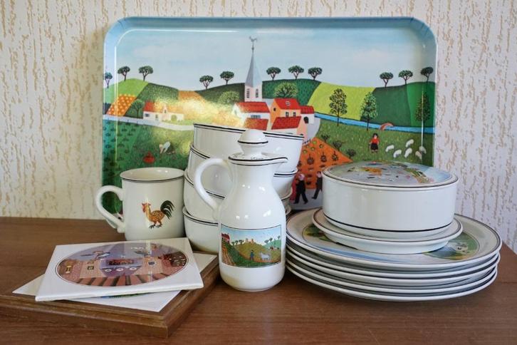 Servies Villeroy & Boch Naif, Huis en Inrichting, Keuken | Servies, Gebruikt, Overige typen, Overige stijlen, Keramiek, Ophalen