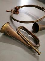 koperen muziek instrument, Antiquités & Art, Antiquités | Bronze & Cuivre, Enlèvement ou Envoi