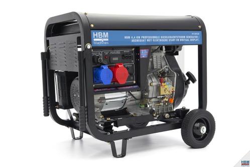 Groupe électrogène diesel HBM jamais utilisé., Articles professionnels, Machines & Construction | Générateurs, Enlèvement