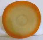 art deco Schneider fruitschaal pate de verre glaspasta  31, Verzenden