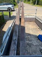 2 Padouk Palen, Doe-het-zelf en Bouw, Hout en Planken, Ophalen of Verzenden, Balk, Overige houtsoorten, 50 mm of meer