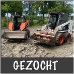 !!gezocht!!Bobcat,schranklader, kniklader,minigraver, Articles professionnels, Machines & Construction | Grues & Excavatrices