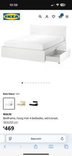 Ikea bed 180x200, Huis en Inrichting, Slaapkamer | Bedden, Ophalen, Zo goed als nieuw