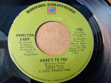 Hamilton Camp – Here's To You / Leavin' Anyhow '7 beschikbaar voor biedingen
