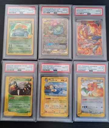Pokemon PSA slabs Engels & Japans  beschikbaar voor biedingen