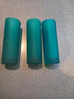 Groene long drink glazen, Huis en Inrichting, Keuken | Servies, Ophalen of Verzenden, Zo goed als nieuw, Glas, Glas of Glazen