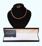 Gucci ketting en ring in zilver, Ophalen of Verzenden, Gebruikt, Zilver, Zilver