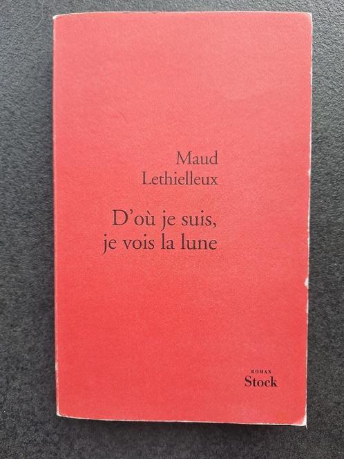 D'où je suis, je vois la lune - Maud Lethielleux, Boeken, Romans, Gelezen, Ophalen of Verzenden