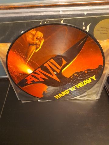 lp - anvil - hard 'n' heavy - ltd picture disc beschikbaar voor biedingen
