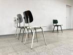 Vintage design Friso Kramer 'Revolt' eetkamerstoelen, Ophalen, Overige kleuren, Vier, Metaal