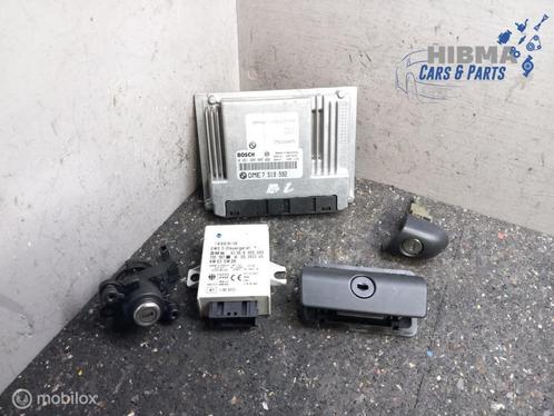 Slotenset + ECU BMW 3-serie E46 316i 7519592 1998 t/m 2005, Auto-onderdelen, Klein materiaal, BMW, Gebruikt, Ophalen of Verzenden