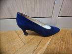 schoen, Kleding | Dames, Ophalen of Verzenden, Zo goed als nieuw, Blauw, Schoenen met lage hakken