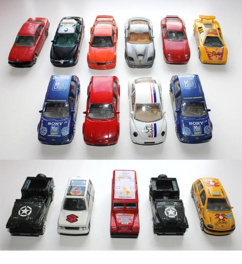Lot voitures miniatures Burago, Kinderen en Baby's, Speelgoed |Speelgoedvoertuigen, Gebruikt, Ophalen