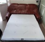 Lederen zetelbed – comfortabel en praktisch!, Ophalen, Gebruikt, 100 tot 125 cm, Driepersoons