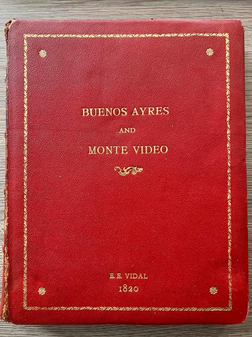 BUENOS AYRES and MONTE VIDEO van E.E. VIDAL Gelimiteerde ed, Boeken, Reisverhalen, Gelezen, Zuid-Amerika, Ophalen of Verzenden