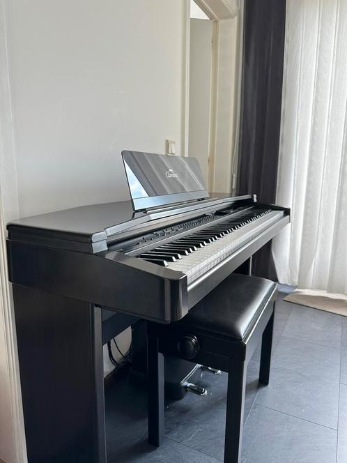 Yamaha clavinova, Muziek en Instrumenten, Piano's, Gebruikt, Piano, Zwart, Digitaal, Ophalen
