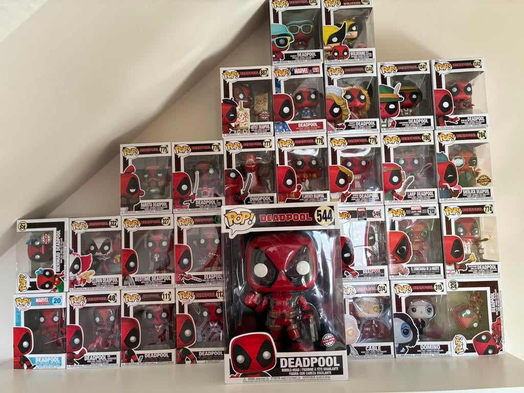 MEGA Deadpool Funko Pop Collectie – Zeldzaam & Compleet, Hobby & Loisirs créatifs, Jeux de cartes à collectionner | Autre, Comme neuf