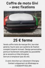 Coffre moto Givi, Motoren, Ophalen of Verzenden, Gebruikt