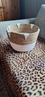 Rotan mand, Huis en Inrichting, Overige materialen, Mand, Rond, Nieuw
