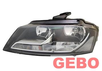 Audi a3 2008 t/m 2012 koplamp links voor H7+H7 +Elektrische  beschikbaar voor biedingen