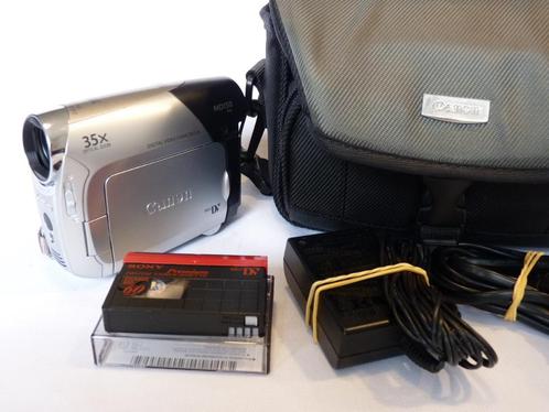 Canon MD150 MiniDV, accu, adapter, tasje, 35x optische zoom, Audio, Tv en Foto, Videocamera's Digitaal, Zo goed als nieuw, Camera