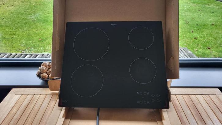 Whirlpool AKT 8090/NE keramische kookplaat, Elektronische apparatuur, Kookplaten, Gebruikt, Inbouw, Keramisch, 4 kookzones, Ophalen
