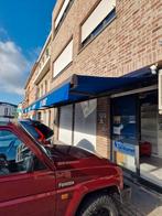Blauwe elektrische winkelluifel of rolluik, Zakelijke goederen, Horeca | Meubilair en Inrichting, Ophalen, Gebruikt