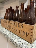 Westvleteren authentieke bak met 24 lege flesjes, Verzamelen, Biermerken, Ophalen, Gebruikt, Flesje(s)