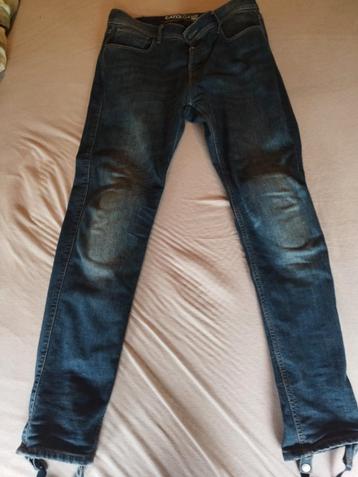 Motorbroek/ motorjeans blauw Guns maat 34/34 beschikbaar voor biedingen
