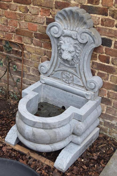 Fontaine murale en pierre bleue, Jardin & Terrasse, Pièces d'eau & Fontaines, Utilisé, Fontaine, Pierre, Enlèvement