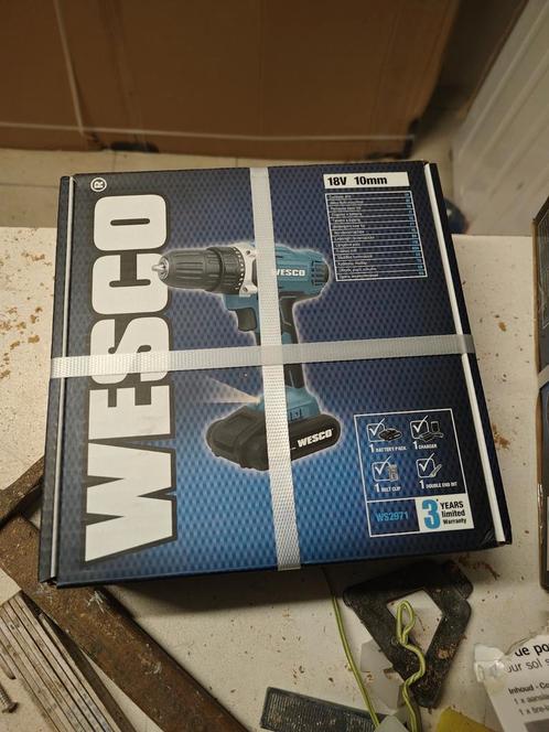 Wesco accuboormachine WS2404K2 18V, Bricolage & Construction, Outillage | Foreuses, Neuf, Enlèvement ou Envoi